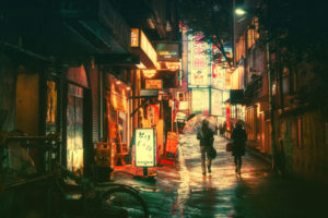 Tokyo de nuit par Masashi Wakui