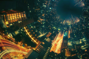 Tokyo de nuit par Masashi Wakui