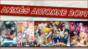 Animés de l'automne 2019