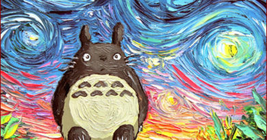 Aja Kusick, une artiste, reprend les peintures de Van Gogh en y ajoutant des personnages de la culture geek et japonisante !