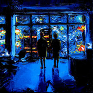 Aja Kusick, une artiste, reprend les peintures de Van Gogh en y ajoutant des personnages de la culture geek et japonisante !