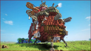 Alan Becker reproduit les mondes du studio Ghibli sur Minecraft !