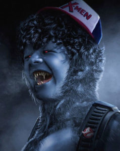 BossLogic : L'artiste qui transforme les personnages de Stranger Things en X-Men