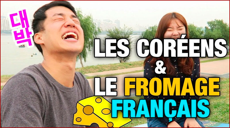 Des Coréens goûtent des fromages français