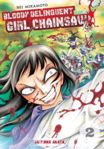 Bloody Delinquent Girl Chainsaw