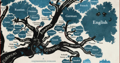 L'évolution des langues sous forme d'un arbre
