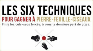 Les six techniques pour gagner à Pierre-Papier-Ciseaux