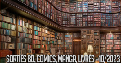 Sorties livres, BD, comics mangas et autres pour octobre 2023