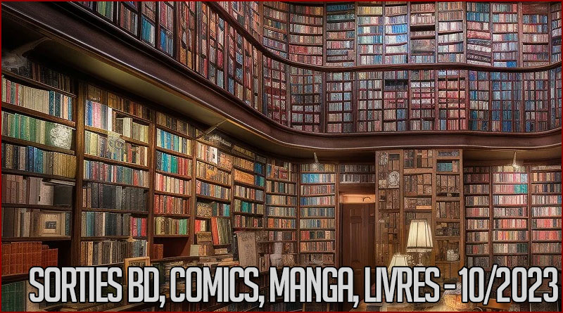 Sorties livres, BD, comics mangas et autres pour octobre 2023