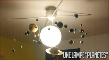 Une lampe "planètes"
