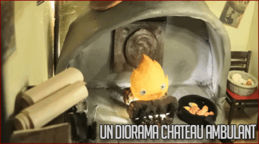 Un diorama Château Ambulant